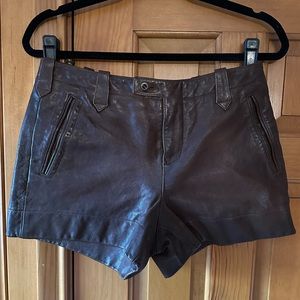 Ralph Lauren RUGBY Brown Leather Short Fall/Winter